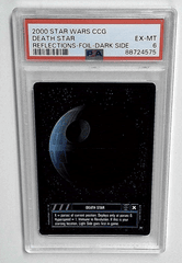 V1167: 2000: DEATH STAR: REFLECTIONS: FOIL: DARK SIDE: PSA 6: EX-MT: 88724575